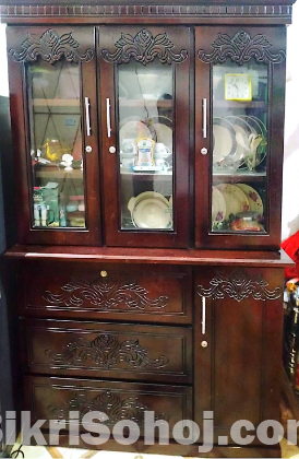 মালয়েশিয়ান উড কাঠের  শোকেস।